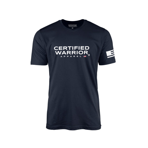 WARRIOR APPAREL TEE - NAVY