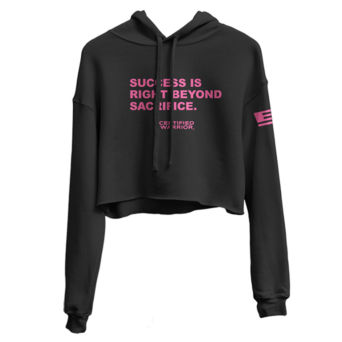 CERTIFIED WARRIOR® SUCCESS CROP HOODIE – Certified Warriors