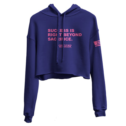 SUCCESS CROP HOODIE