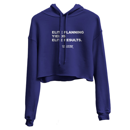 ELITE RESULTS CROP HOODIE