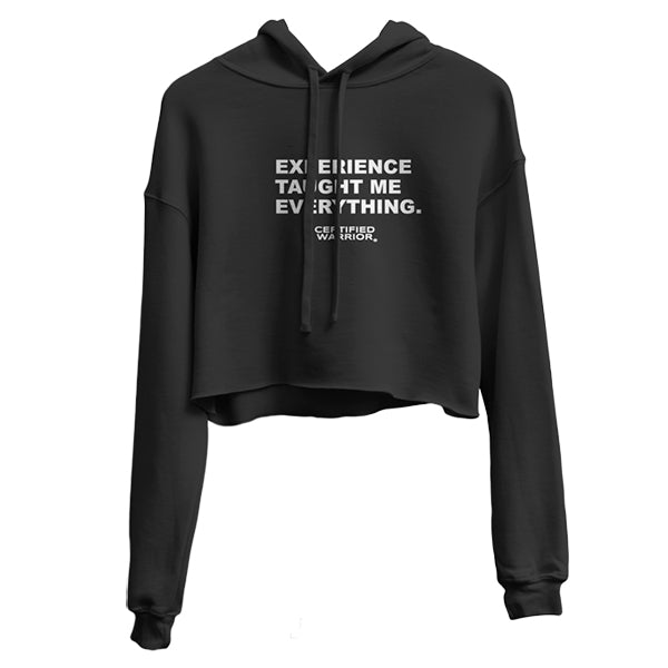 EXPERIENCE CROP HOODIE
