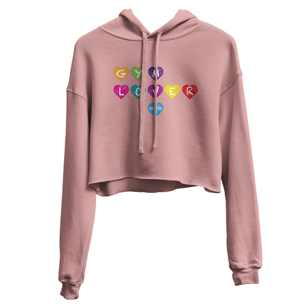 GYM LOVER CROP HOODIE