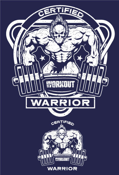 WORKOUT WARRIOR ZIP HOODIE